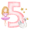 5th Birthday Princess Ballerina
