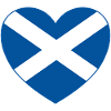Scotland Flag Heart