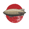 Zeppelin Airship Pilot Retro