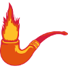 Feuer Tabakpfeife Raucher