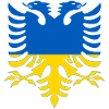Albania Ukraine Flag