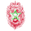 Lion marocain Maroc Marocain