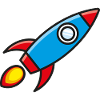 Rocket Spaceship Cartoon