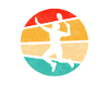 Badminton Retro Logo