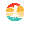 Logo rétro d’alpinisme
