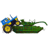 Tracteur ukrainien avec char