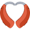 Heart Shaped Hearing Aid