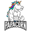 Papacorn Unicorn Blivande pappa