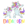 Papa Licorne Dabbing Dadacorn