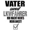 Vater und Lkwfahrer