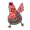 Dabbing Dab Poulet