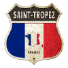 Saint-Tropez France Armoiries Drapeaux Design