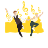 Boogie Woogie Dancer Fun Swing