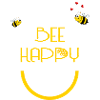 Bee Happy Bees yellow