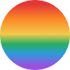 Rainbow gradient circle