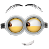Minions Dave Face Costume