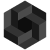 Abstract Geometric Pattern in Grayscale