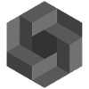 Geometric Illusion Pattern Black White