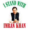 Jeg står sammen med Imran Khan Pakistan PTI Party