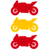 Motorcycle Flag Spain