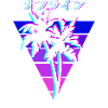Vaporwave Offline Palms