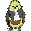 Avocat humour kawaii