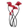 Artful Poppies Illustration
