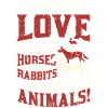 Cats,Dogs,Horses,Rabbits - Animal Lovers