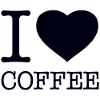 I LOVE COFFEE Kaffee Käffchen