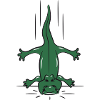 Crocodile reptile down