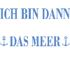 Meeresabend Sinnspruch Design
