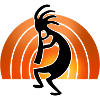 Rainbow Kokopelli