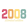 limited edition 2008 retro 2008