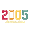 édition limitée 2005 rétro 2005