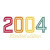 limited edition 2004 retro 2004