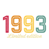 limited edition 1993 retro 1993