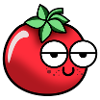 Tomate avec visage