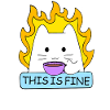 This Is Fine Cat