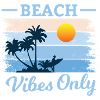 Beach Palm Tree Sunset Design