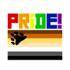 Gay bear pride bear flag