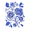 Blue Flower Pattern