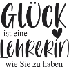 Lehrerin Danke Geschenk Abschied
