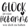 Hebamme Geschenk Danke