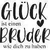 Bruder süßes Geschenk Bedanken