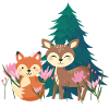 cute forest animals