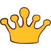 Painted Cartoon Crown