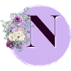 Buchstabe N Blumenkrone