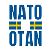 NATO take and Swedish flag