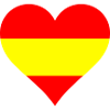 Heart Spain National Colours