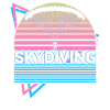 Skydiving Skydiver Retro Gesche